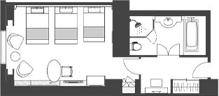 奢华客房 三人房 不可指定外景