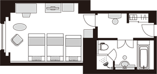 奢华客房 三人房 不可指定外景