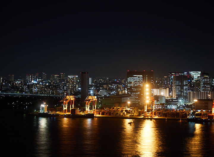 东京港/潮风公园一侧