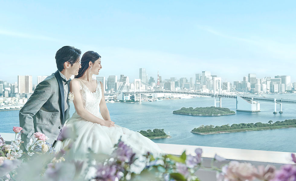 東京を望む地上100mの披露宴会場幸せの特等席へ
