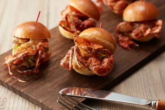 ソフトシェルクラブバーガー