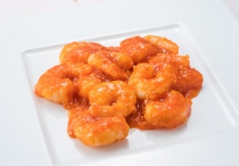 海老のマヨネーズソースかけ