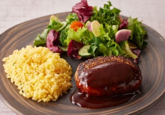 ハンバーグステーキプレート