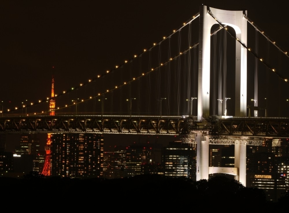 Recommended viewpoints and photo spots to enjoy the night view of Rainbow Bridge