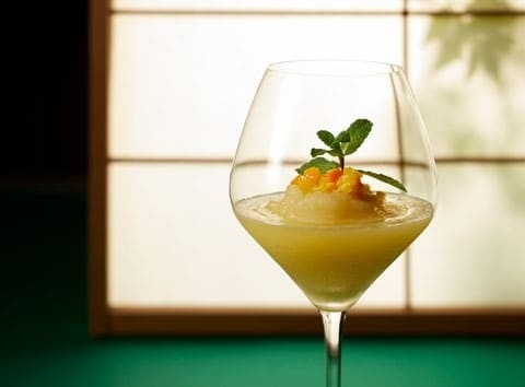 南高梅とオレンジ蜂蜜のフローズンダイキュリ