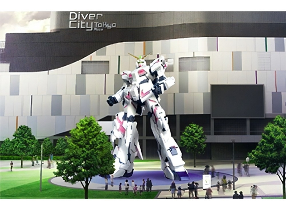 ダイバーシティ東京 プラザ「実物大ユニコーンガンダム立像」