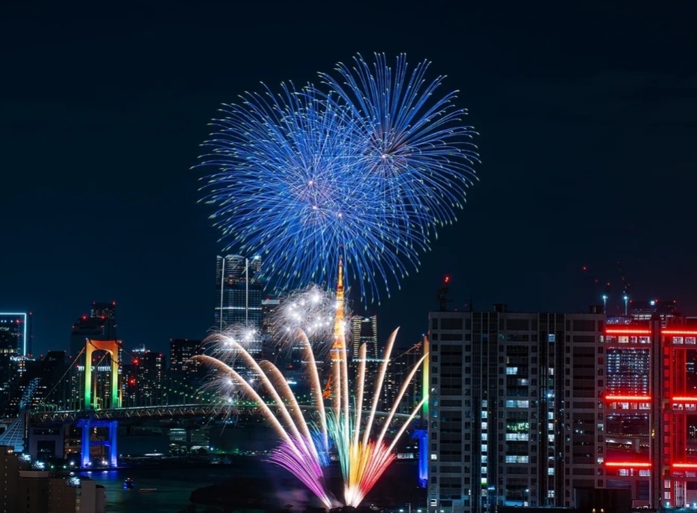 お台場レインボー花火