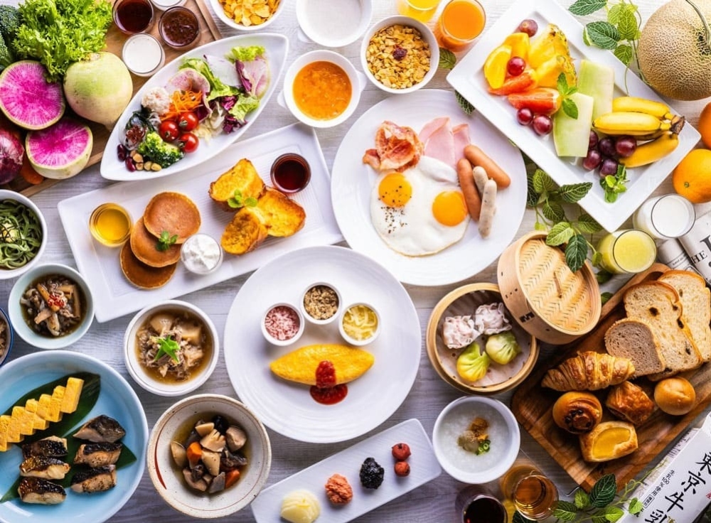 GARDEN DININGでホテルのモーニングブッフェ