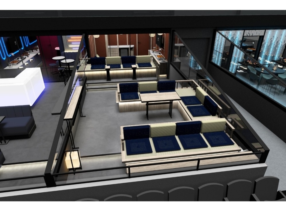 快適・先進仕様の観客席＆ホスピタリティ空間