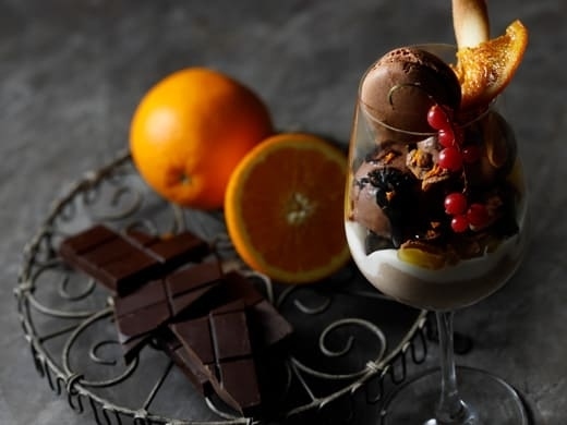 大人のショコラオレンジパフェ