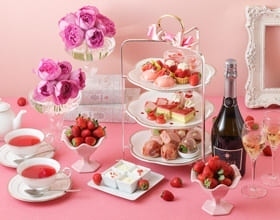 The Lobby Cafe「あまおうアフタヌーンティーセット ～赤い宝石～」