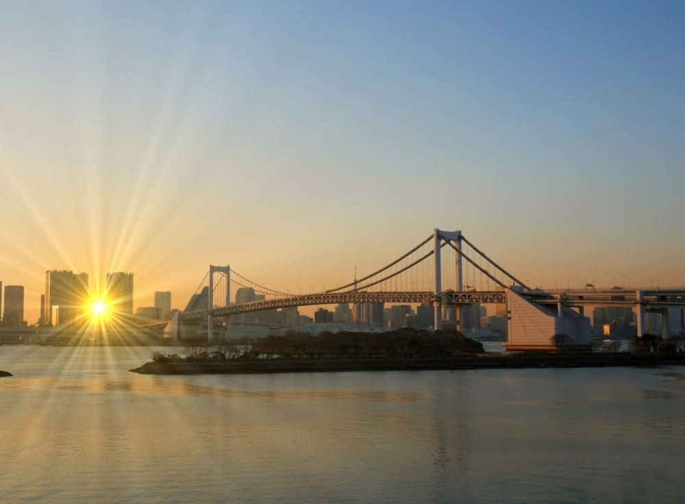 レインボーブリッジで楽しむ初日の出