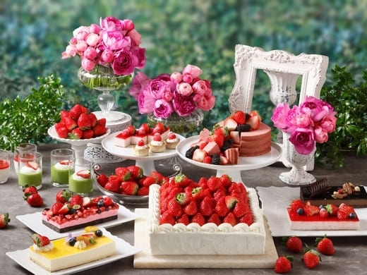 冬のプリフィックスランチ～あまおうなど旬の4種のいちごを堪能 「いちご狩り」デザートブッフェ～