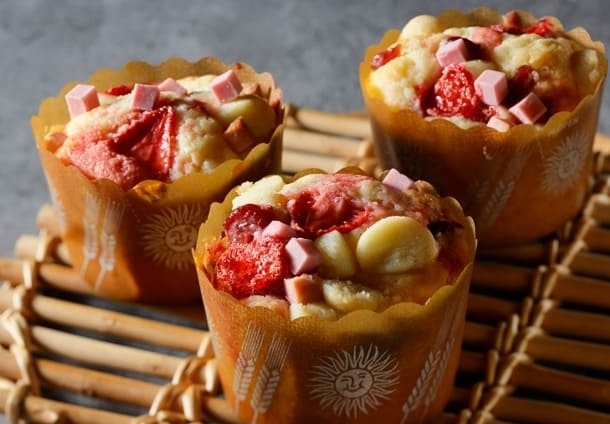 いちごマフィン