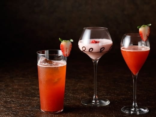 Strawberry Cocktail Selection