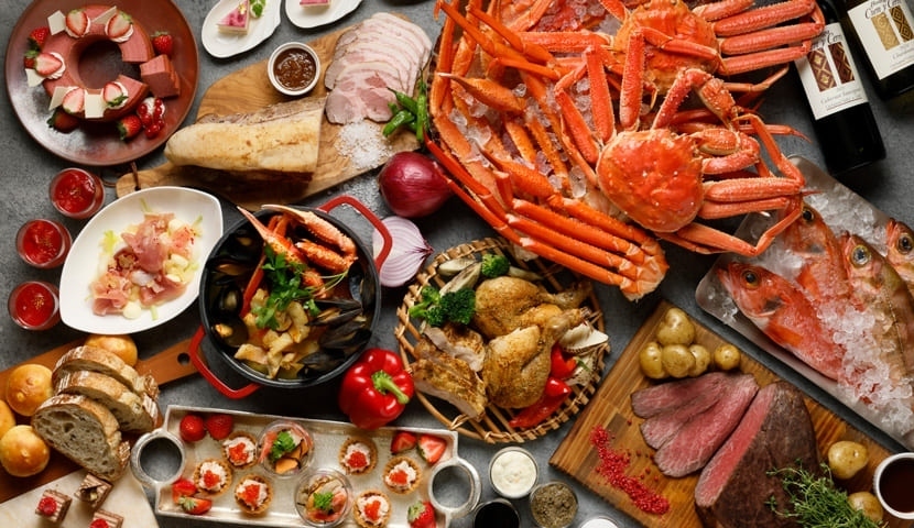 【蟹フェア】 ディナーブッフェ