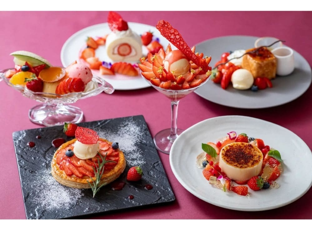 小田急ホテルセンチュリーサザンタワー｜ラウンジ サウスコートのいちごフェア