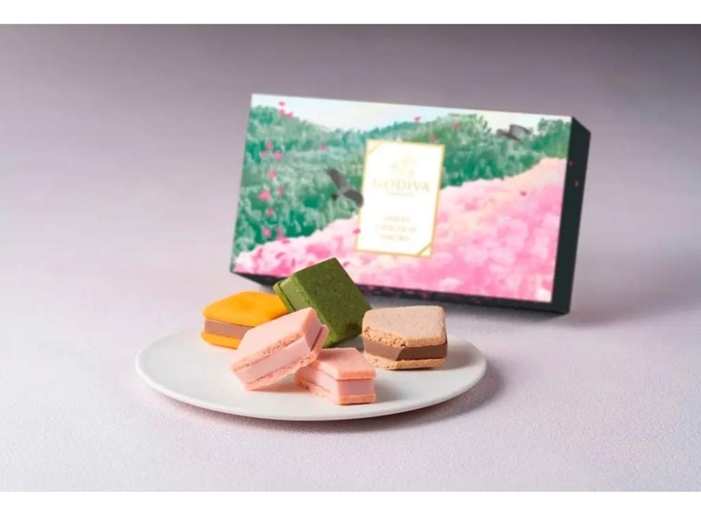 ゴディバ｜桜フレーバー入りの春限定サブレショコラ