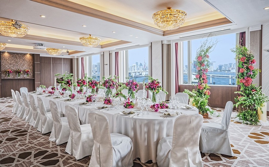 目の前に広がるベイエリアの絶景