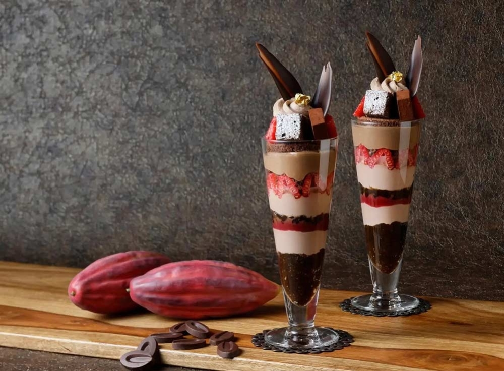 The Lobby Cafe「至福のチョコレートパフェ 〜カカオとフランボワーズの余韻〜」