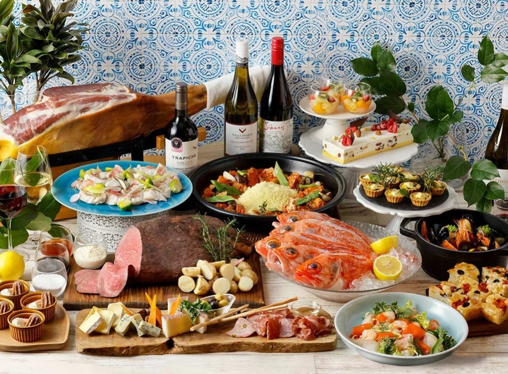 GARDEN DININGで楽しむ、初夏の地中海ブッフェ