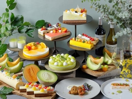 夏のプリフィックスランチ～メロンデザートブッフェ＆メロン食べ放題～