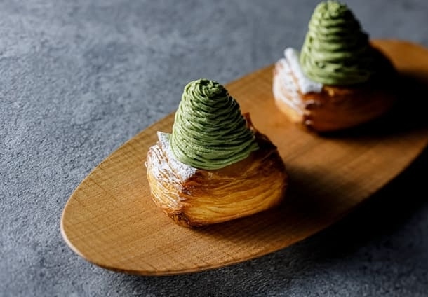 抹茶のモンブランデニッシュ