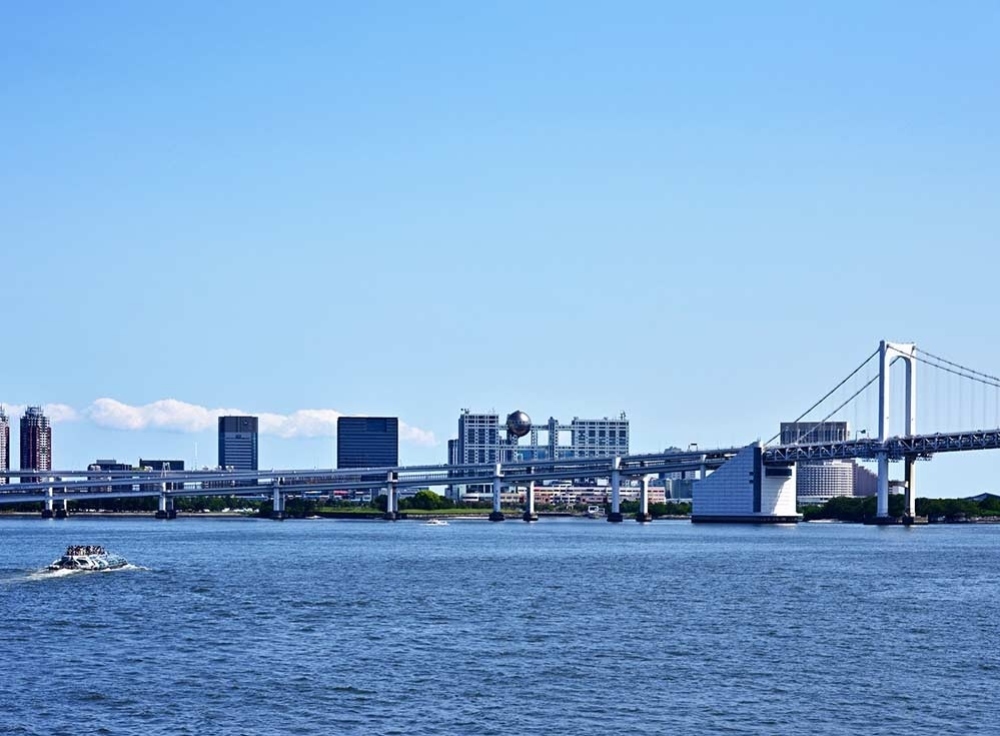 お台場らしい海辺の風景を満喫