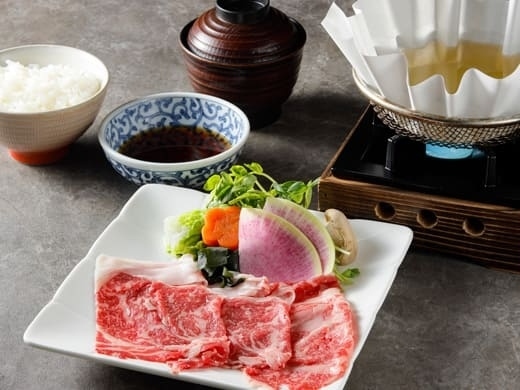 和牛のしゃぶしゃぶ御膳