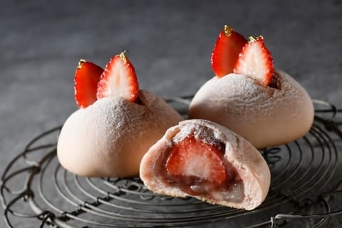 いちご大福パン