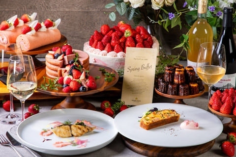 春のプリフィックスランチ ～「いちご狩り」デザートブッフェ～