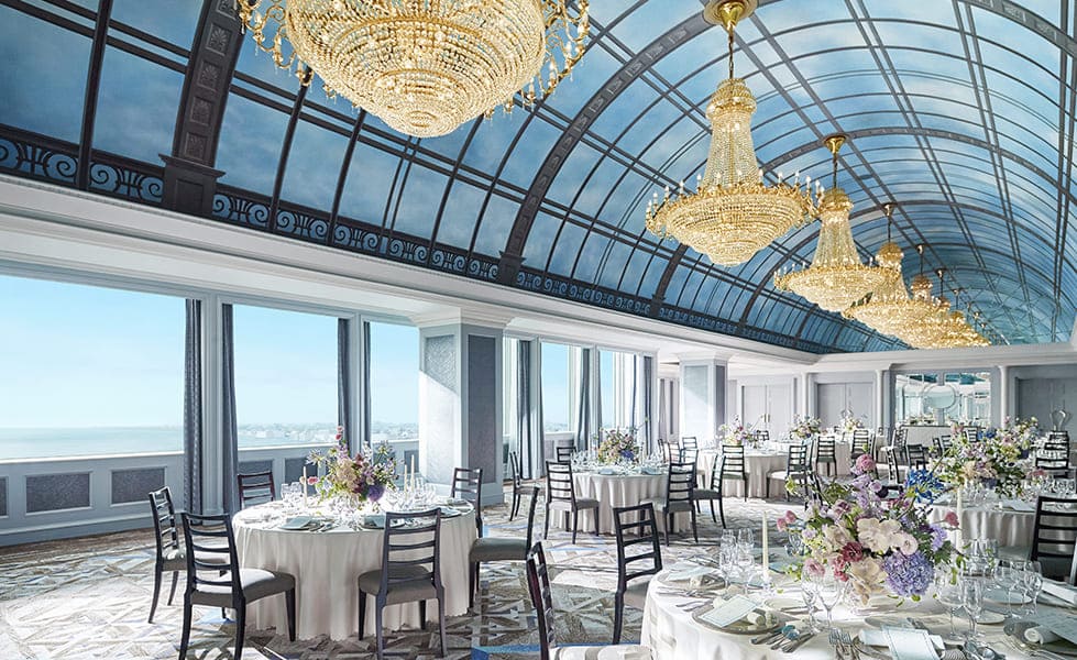 17 large and small banquet halls to respond to diverse gatherings and requests