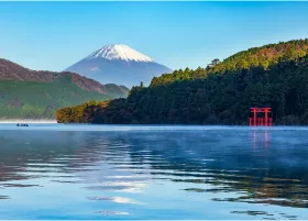 View of Mt. Fuji from Lake Ashi
