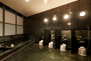 Men's bathroom and sauna