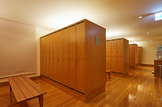 Men's locker room