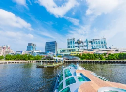 Panoramic views from Tokyo Bay