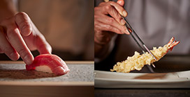 Sushi Tamakagari Tempura Tamagoromo