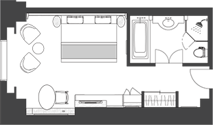 Deluxe Grand King Rainbow Bridge Side