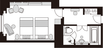 Luxury Twin Rainbow Bridge Side