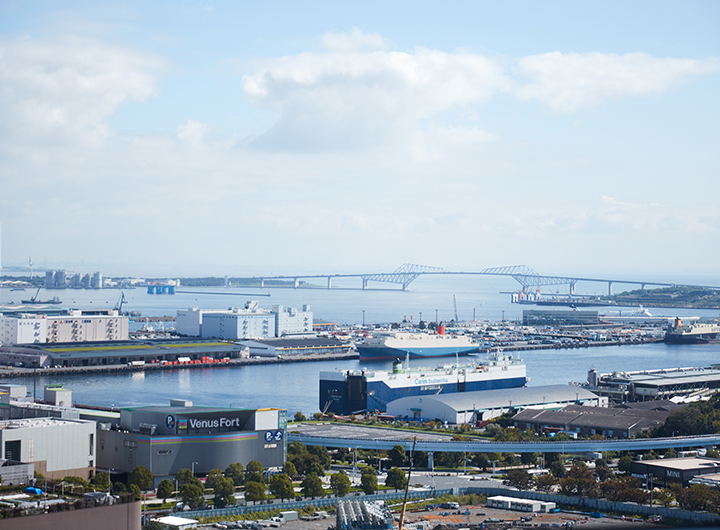 Tokyo Gate Bridge/Symbol Promenade Park Side