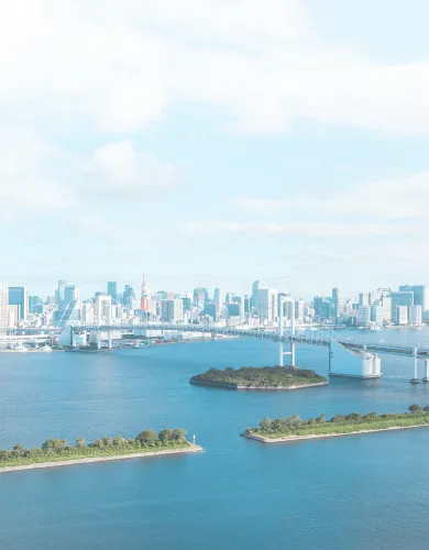 東京台場の街並み