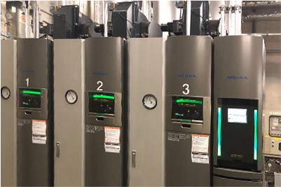 貫流ボイラー使用