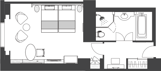 ラグジュアリー ツイン レインボーブリッジサイド