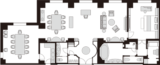ロイヤルスイートダブル レインボーブリッジサイド