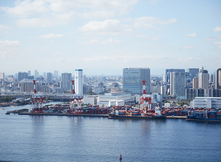 東京港/潮風公園側