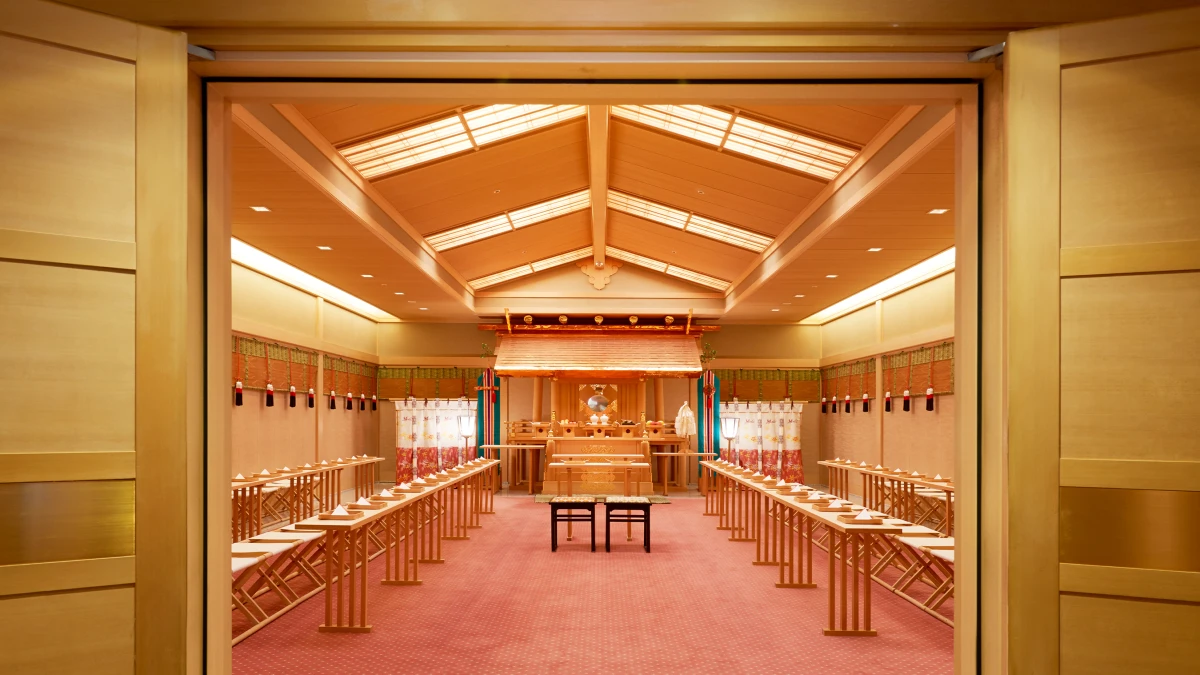 写真：彩雲殿の式場