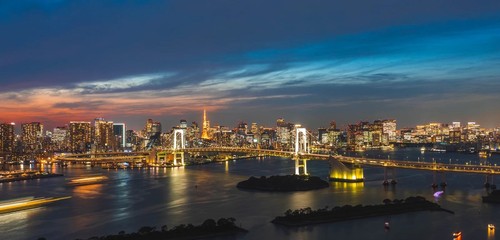 写真：夜の眺望