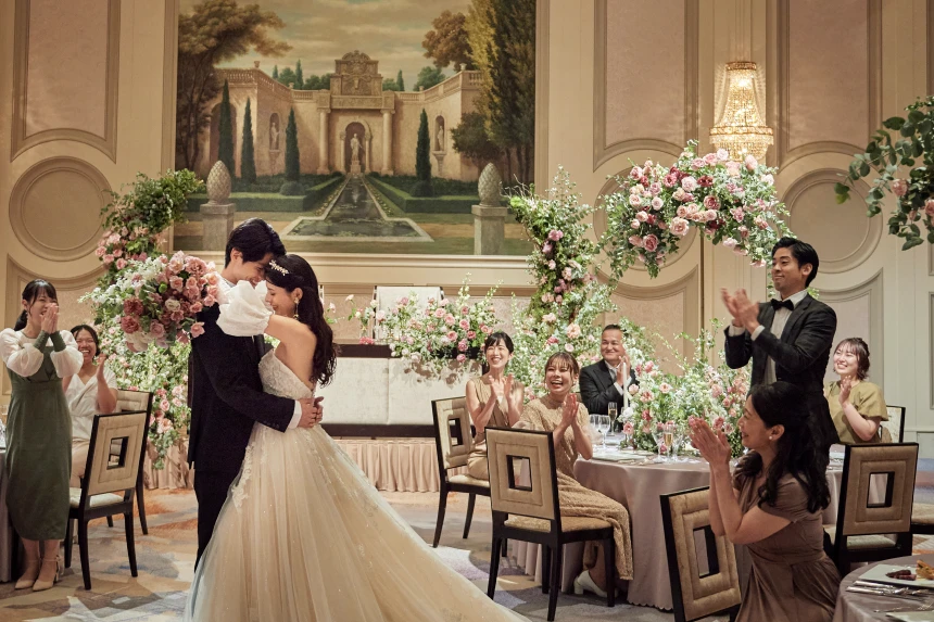 写真：結婚式の様子