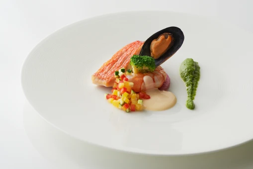 写真：彩の料理一例