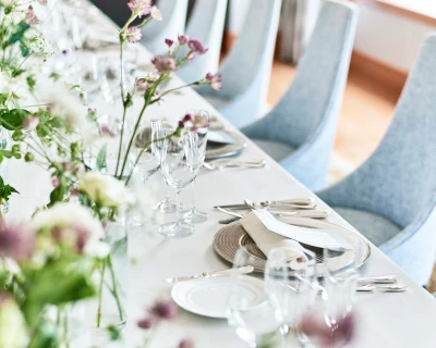 写真：少人数での披露宴